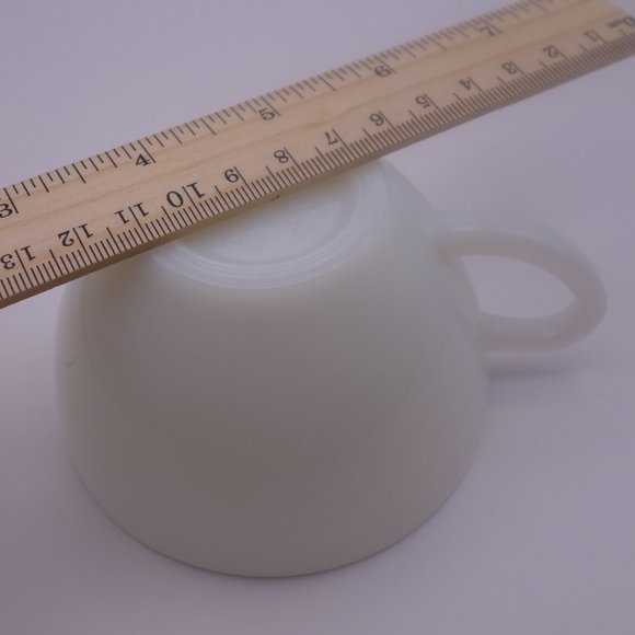 Anchor Hocking Fire King Dinnerware Made in USA Wheat Pattern Milk White Tea Cup - Picture 11 of 12